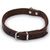 Beeztees - Halsband Hond - Leer - Bruin - 35,5-41,5 cm x 18 mm | Halsbanden