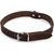Beeztees - Halsband Hond - Leer - Bruin - 43-52 cm x 20 mm | Halsbanden