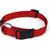 Beeztees - Halsband Hond - Nylon - Rood - 22-35 cm x 10 mm | Halsbanden