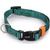 Beeztees Uni - Halsband Hond - Donkergroen - 20-30 cm x 10 mm | Halsbanden