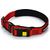 Beeztees Parinca Premium - Hondenhalsband - Nylon - Rood - 40-45 cm x 20 mm | Halsbanden