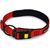 Beeztees Parinca Premium - Hondenhalsband - Nylon - Rood - 55-60 cm x 30 mm | Halsbanden