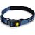 Beeztees Parinca Premium - Hondenhalsband - Nylon - Blauw - 60-65 cm x 35 mm | Halsbanden