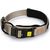 Beeztees Parinca Premium - Hondenhalsband - Nylon - Lichtgrijs - 30- 35 cm x 20 mm | Halsbanden