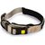 Beeztees Parinca Premium - Hondenhalsband - Nylon - Lichtgrijs - 35- 40 cm x 20 mm | Halsbanden