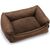 Beeztees Memory Foam Uma - Hondenmand - Bruin - 60x40x20 cm | Hondenmanden
