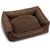 Beeztees Memory Foam Uma - Hondenmand - Bruin - 80x60x22cm | Hondenmanden
