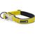 Beeztees Safety Gear Parinca Premium - Hondenhalsband - LED - Nylon - Geel - 45-50 cm x 25 mm | Halsbanden