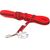 Lange lijn hond - 20mm x 5m - Met handvat - Rood | Hondenriemen