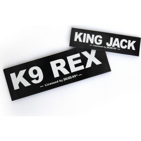 Julius K9 Eigen Naam Label Per Stuk | Tekstlabels