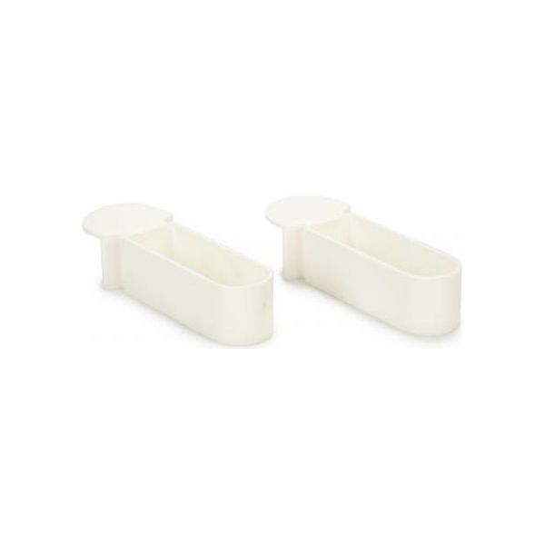 Snoepbakje - Vogelbakje - Plastic - Wit - 2x1,5 cm | VOER- EN DRINKBAKKEN