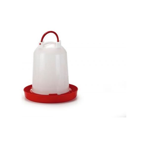 Drinktoren - Vogel - Plastic - Wit - 6L | VOER- EN DRINKBAKKEN