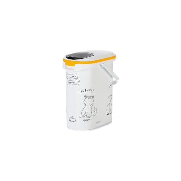 Curver DIS - Voedselcontainer Kat - Wit - 10L - 4Kg | Voedselcontainers & Automaten