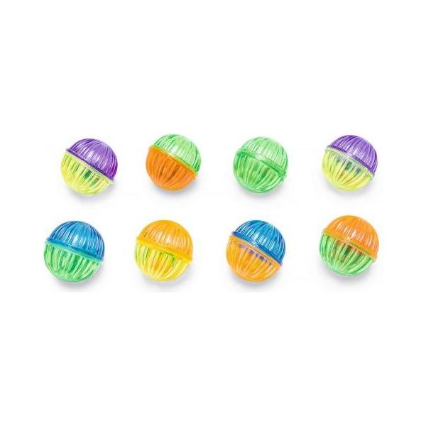 Beeztees Balletje+Kralen - Kattenspeelgoed - 4 cm - 2ST | SPEELGOED