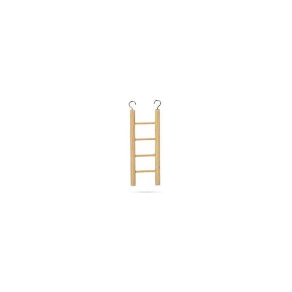 Beeztees Ladder - Vogelspeelgoed - 4 Treden - Hout - 20 cm | SPEELGOED