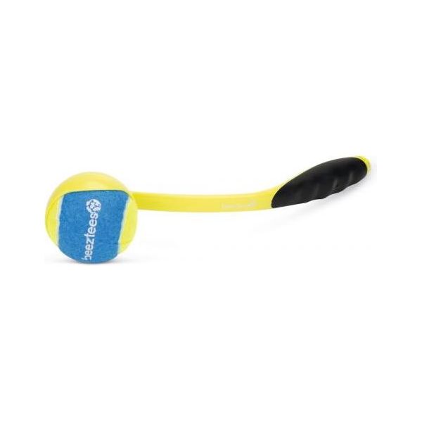 Beeztees Fetch Tennis Ball Launcher - Hondenspeelgoed - Geel - 31 cm | Ballenwerpers