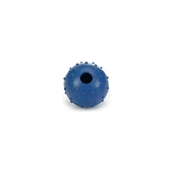 Beeztees Massief Bal+Bel - Hondenspeelgoed - Blauw - 5 cm | Ballen