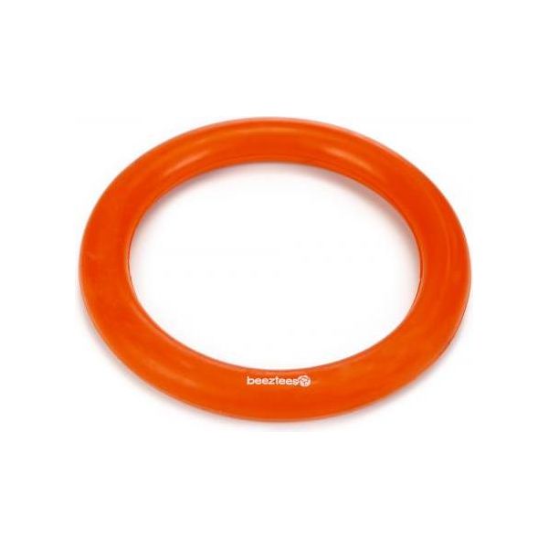 Beeztees Massief Ring - Hondenspeelgoed - Oranje - 15 cm | Kauwspeelgoed