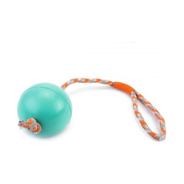 Beeztees Bal No3+Koord - Hondenspeelgoed - Mint - 30 cm | Ballen