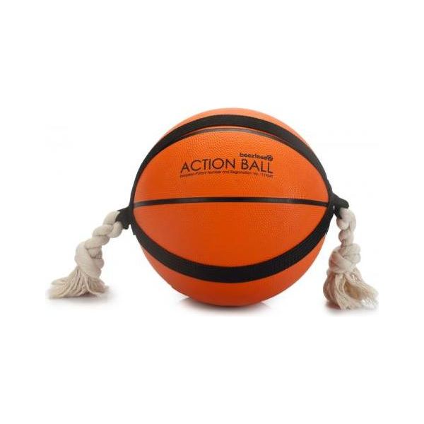 Beeztees Action Basketbal - Hondenspeelgoed - Oranje - 24 cm | Ballen