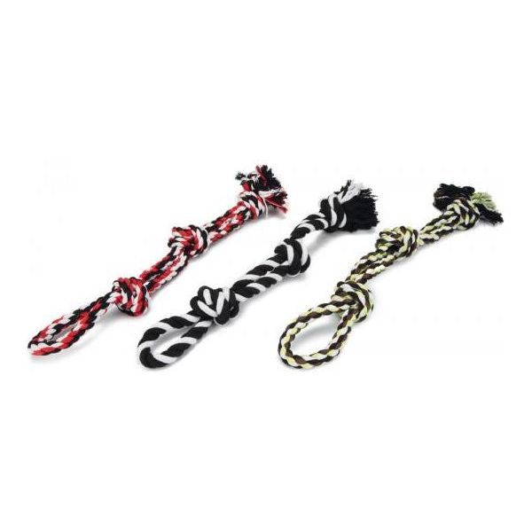 Beeztees Bino - Flostouw - 3 Knopen - 50 cm | Flostouw