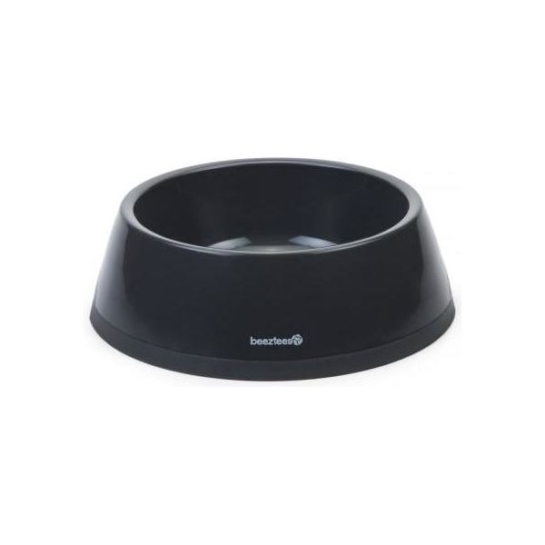Beeztees - Hondenvoerbak - Plastic - Antraciet - 2,25L | Water- voederbakken en drinkflessen