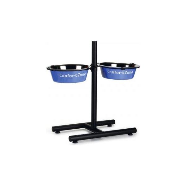 Beeztees H-Standaard Comfort - Dinerset Hond - 25 cm | Voederstandaard en containers