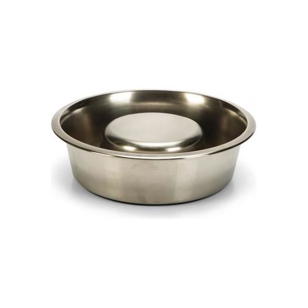 Beeztees anti schrokbak voor standaard - Hondenvoerbak - RVS - 25 cm | Water- voederbakken en drinkflessen