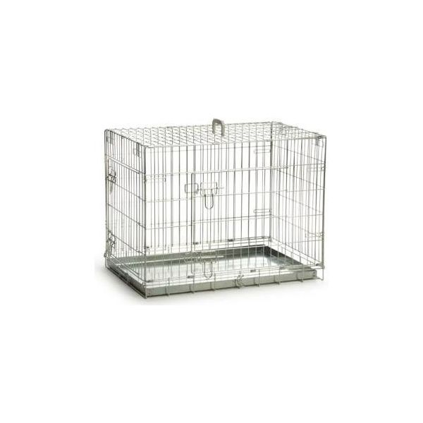 Beeztees - Hondenbench - 2 Deurs - Verzinkt - 78x55x61 cm | Benches