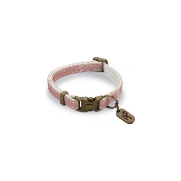 Designed by Lotte Virante - Kattenhalsband - Lichtroze - 30x1x0,2 cm | Halsbanden