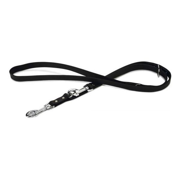 Beeztees - Hondenriem - Leer - Zwart - 200x20 cm | Hondenriemen