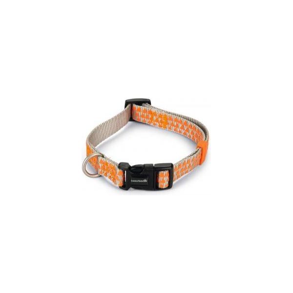 Beeztees Triangle - Halsband Hond - Lichtgrijs - 35-50 cm | Halsbanden