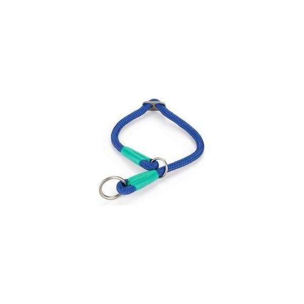 Beeztees Nikra - Halsband Hond - Blauw - 40 cm x 10 mm | Halsbanden