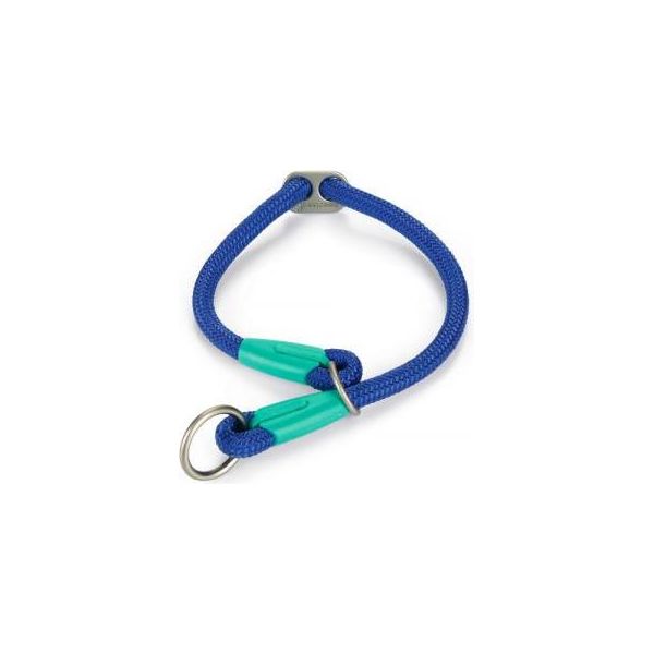 Beeztees Nikra - Halsband Hond - Blauw - 45 cm x 10 mm | Halsbanden