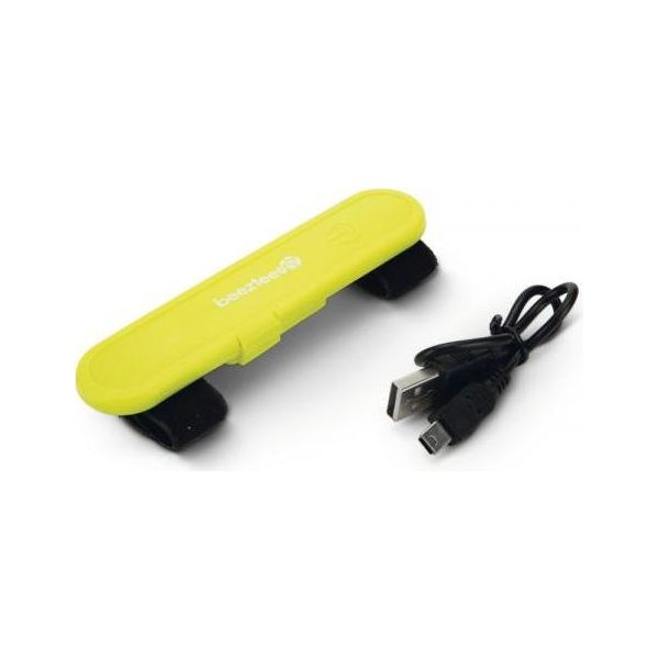 Beeztees Safety Gear Veiligheidslichtstrip+USB - Geel - 12 cm | Veiligheid