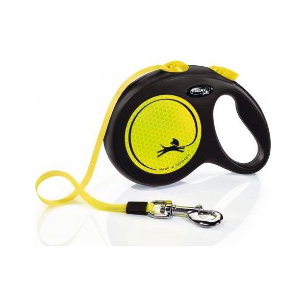 Flexi New Classic - Hondenriem - Neon Band - L - 5M | Flexi lijnen