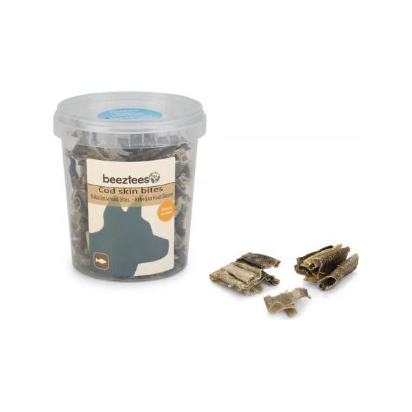 Beeztees Kabeljauwhuid Bites - Hondensnack - 75 gram | Snacks