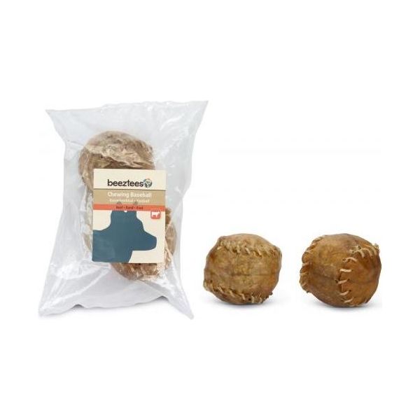 Beeztees Kauwhonkbal - Hondensnack - 7 cm - 2ST | Snacks