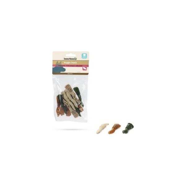 Beeztees Veggie Tandpasta Mix - Hondensnack - 7,5 Cm - 12St | Snacks