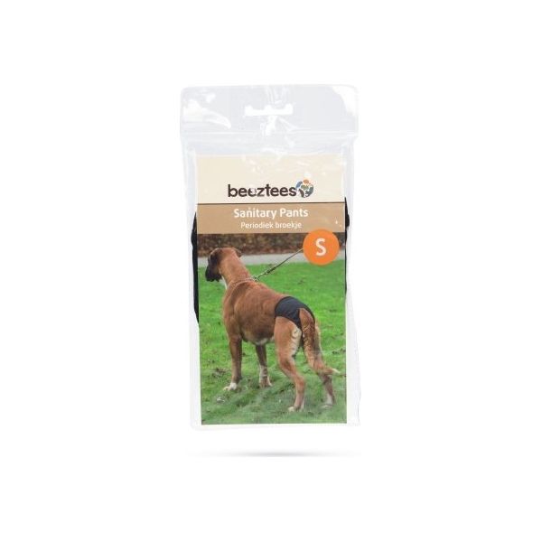 Beeztees Periodiek Broekje - Hond - Zwart - S - 38-45 cm | Overige
