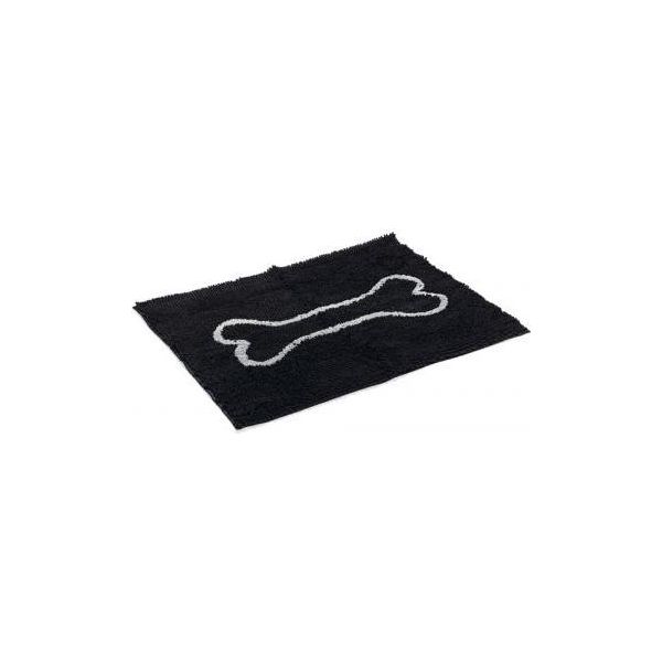 Dirty Dog Droogloopmat - Hond - Zwart - 90x66 cm | Hondenmanden