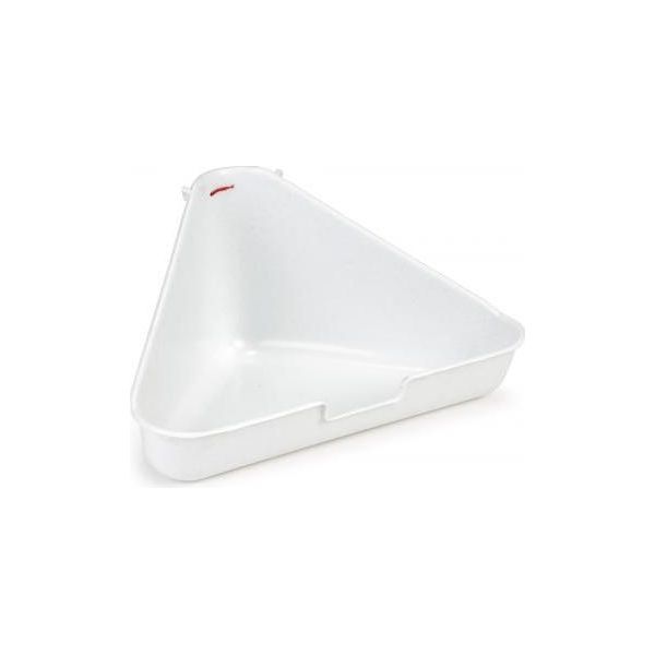 Beeztees Konijnentoilet Pip - Knaagdier - Plastic - Wit - 35x20x17 cm | SPEELGOED