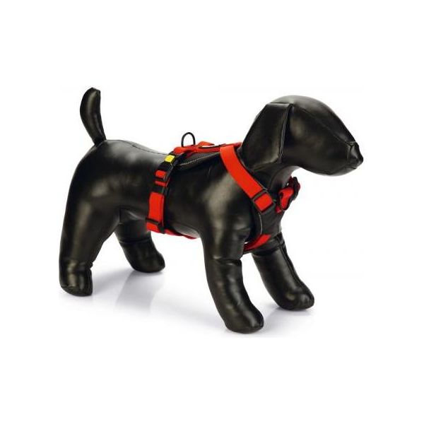 Beeztees Parinca Premium Y-Tuig - Hondentuig - Nylon - Rood - 38-48 cm x 20 mm | Overige tuigen