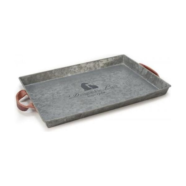 Designed by Lotte Tray - Zinc - 48x34x4 cm | Water- voederbakken en drinkflessen