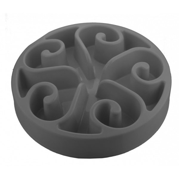 Eat Slow Live Longer Original Grey L | Water- voederbakken en drinkflessen