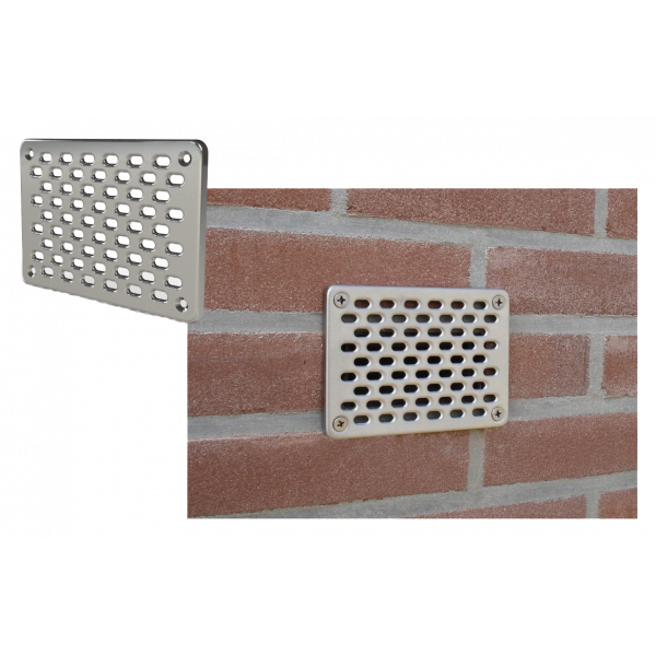Gevelfix Rvs Voorzetrooster 10 X 14 Cm | Accessoires