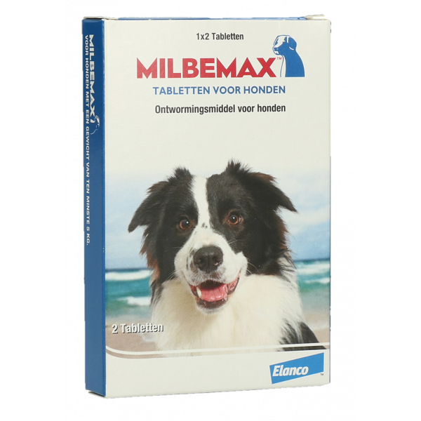 Milbemax Tabletten Hond Groot 2 Tabl. 5-75Kg | Algemene gezondheid