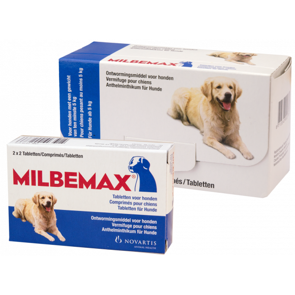 Milbemax Tabletten Hond Groot 4 Tabl. 5-75Kg | Algemene gezondheid
