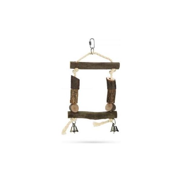 Beeztees Tomi Schommel - Vogelspeelgoed - Hout - 31 cm | SPEELGOED