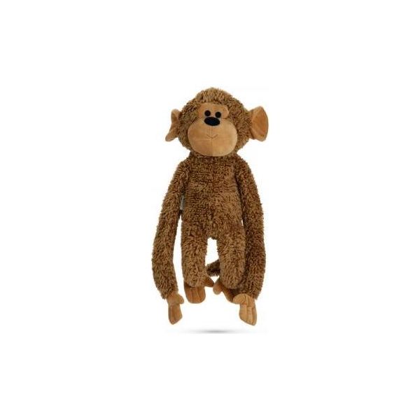 Beeztees Aap Vik - Hondenspeelgoed - Pluche - Bruin - 40x20x13 cm | Knuffels